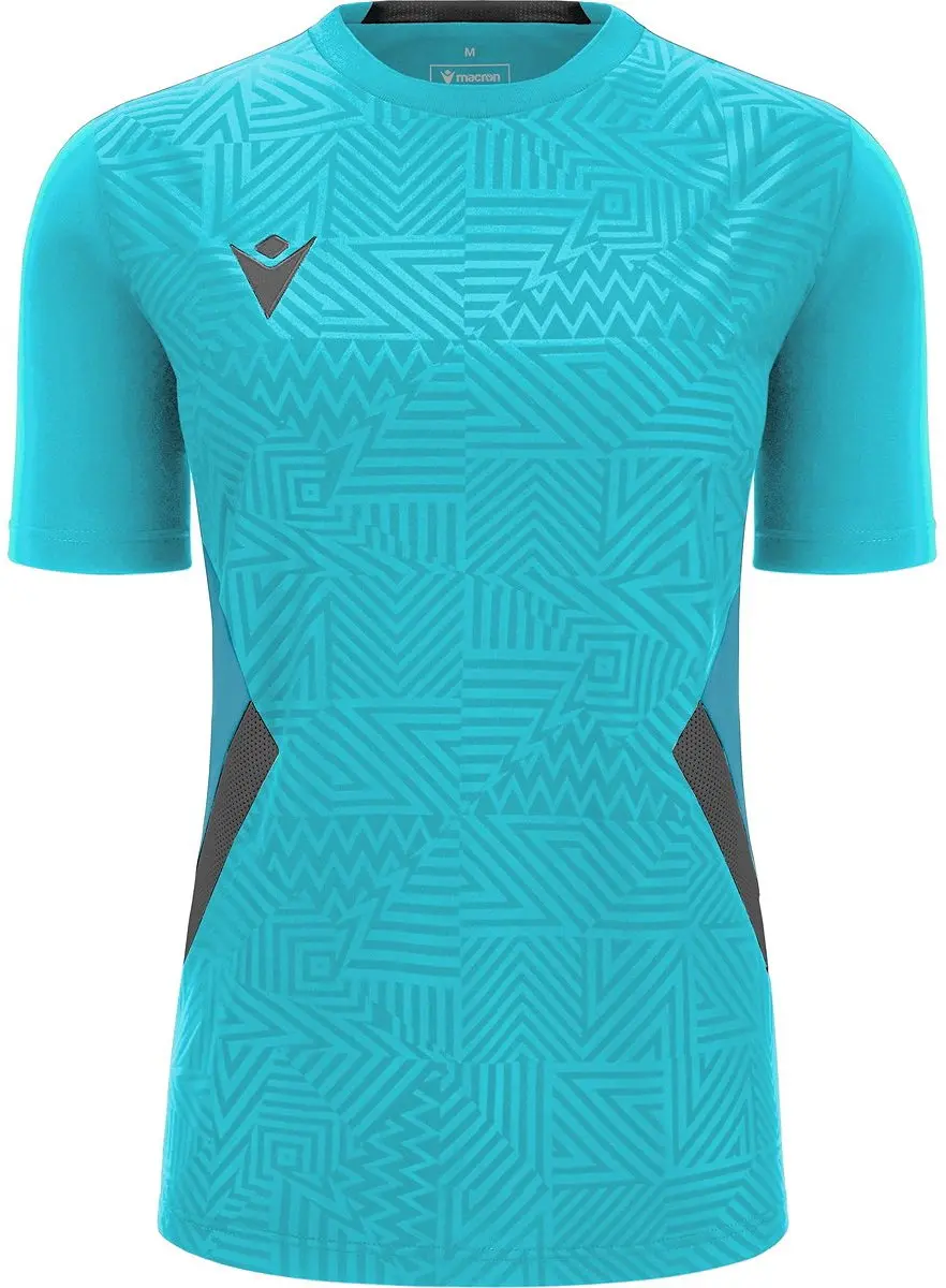 Macron Victory Skat Shirt Dames - Antraciet/Hemelsblauw 3XL