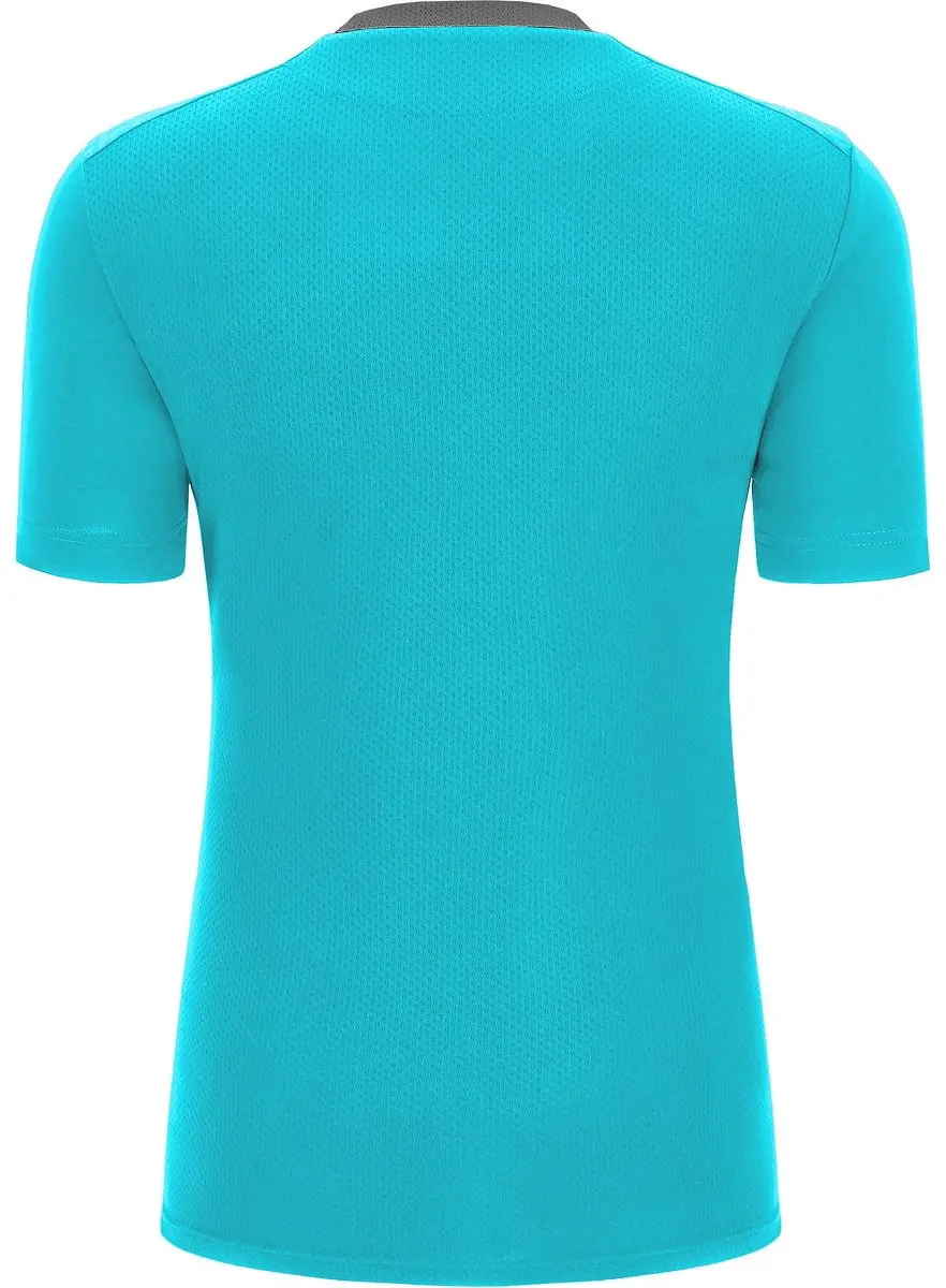 Macron Victory Skat Shirt Dames - Antraciet/Hemelsblauw 3XL - afbeelding 6 van 6
