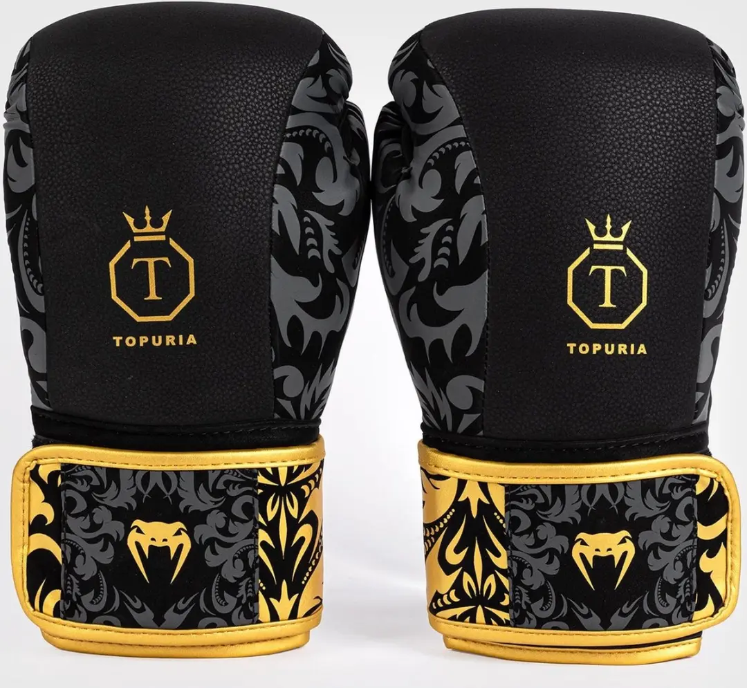 Venum x Ilia Topuria Unmatched Boksen Handschoenen 16 OZ - Zwart Goud