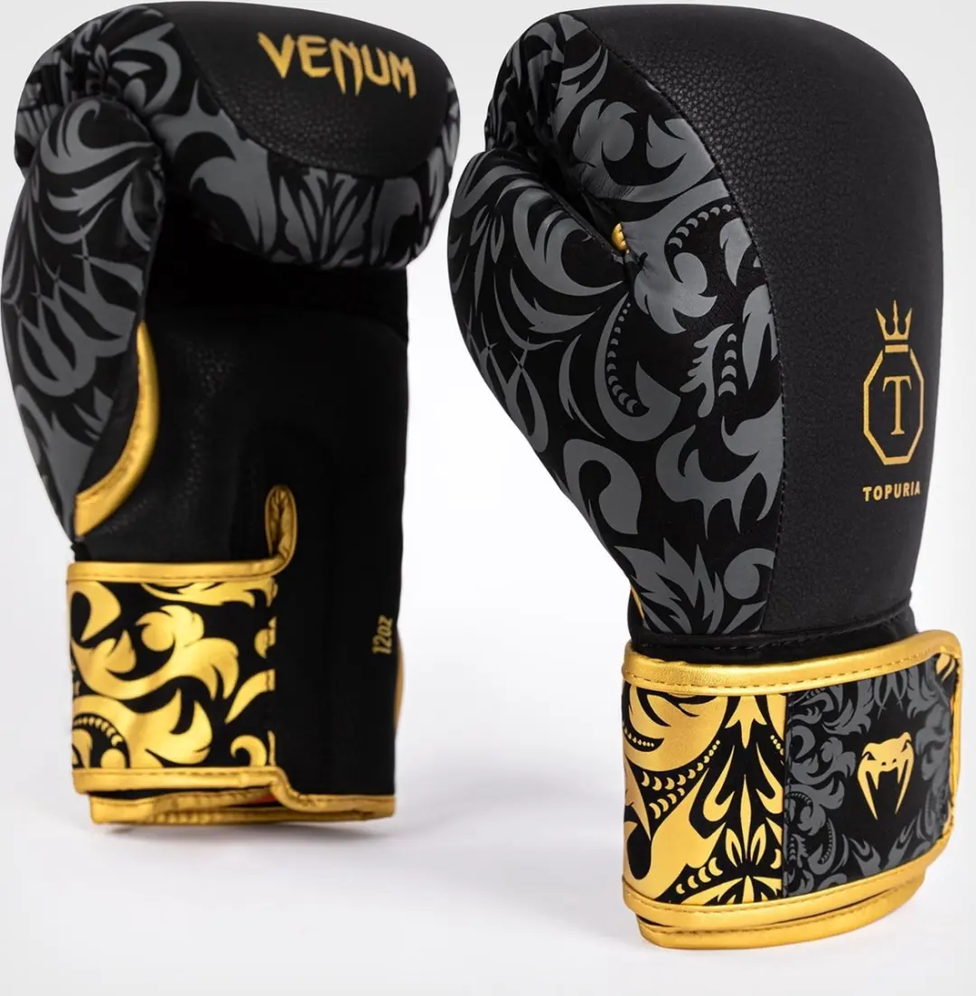 Venum x Ilia Topuria Unmatched Boksen Handschoenen 16 OZ - Zwart Goud