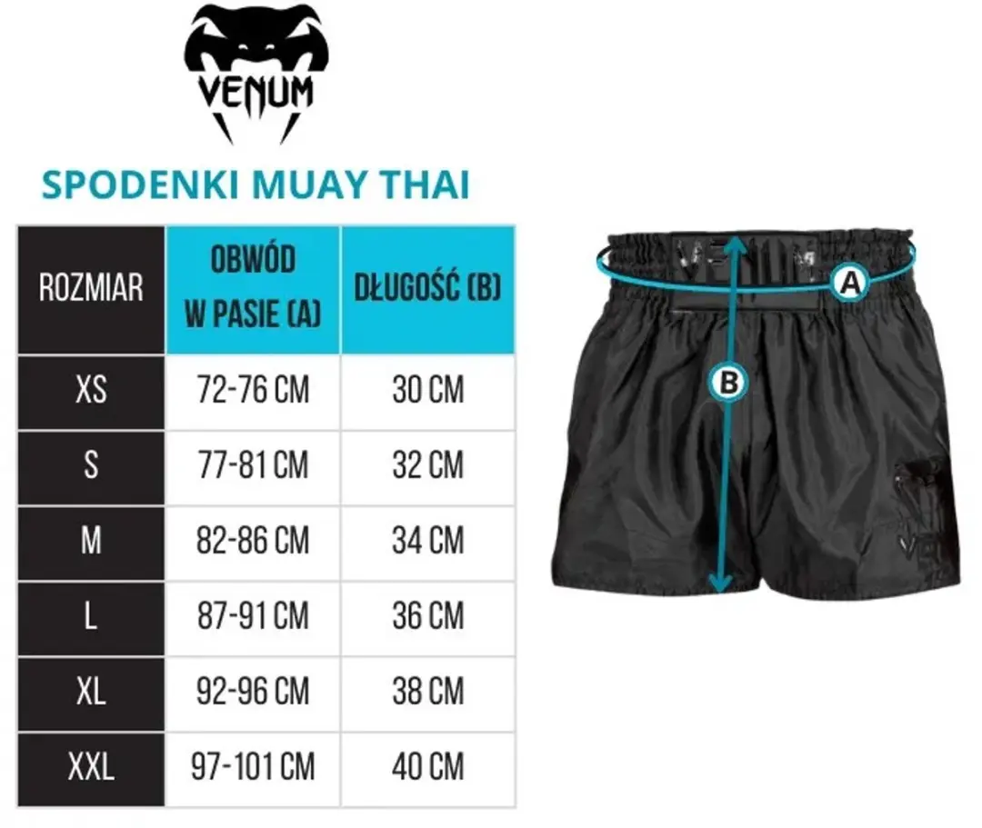 Venum Nexus Muay Thai Shorts - M - Zwart/Zilver - afbeelding 6 van 6