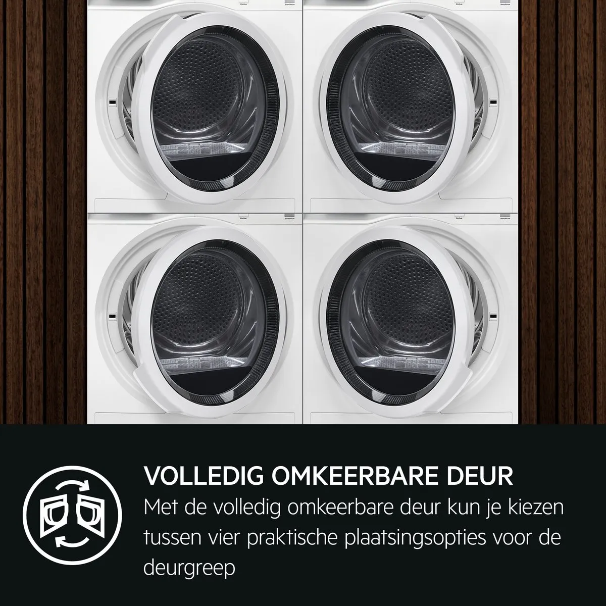 AEG TR71800 Warmtepompdroger 8 kg - Wit