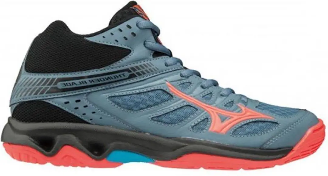 Mizuno Thunder Blade Mid Women - Blauw/Roze 40.5