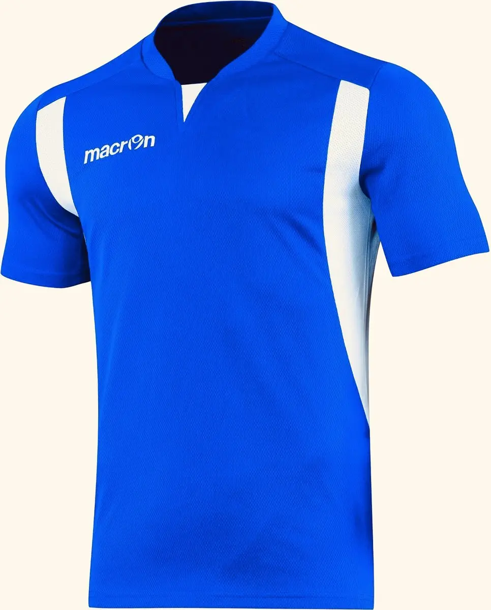 Macron Alioth Heren Shirt Korte Mouw Royal XL