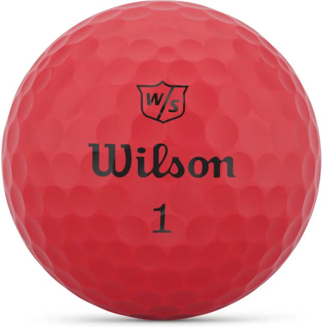 Wilson Staff DUO Soft Golfballen - 12 Stuks - Rood
