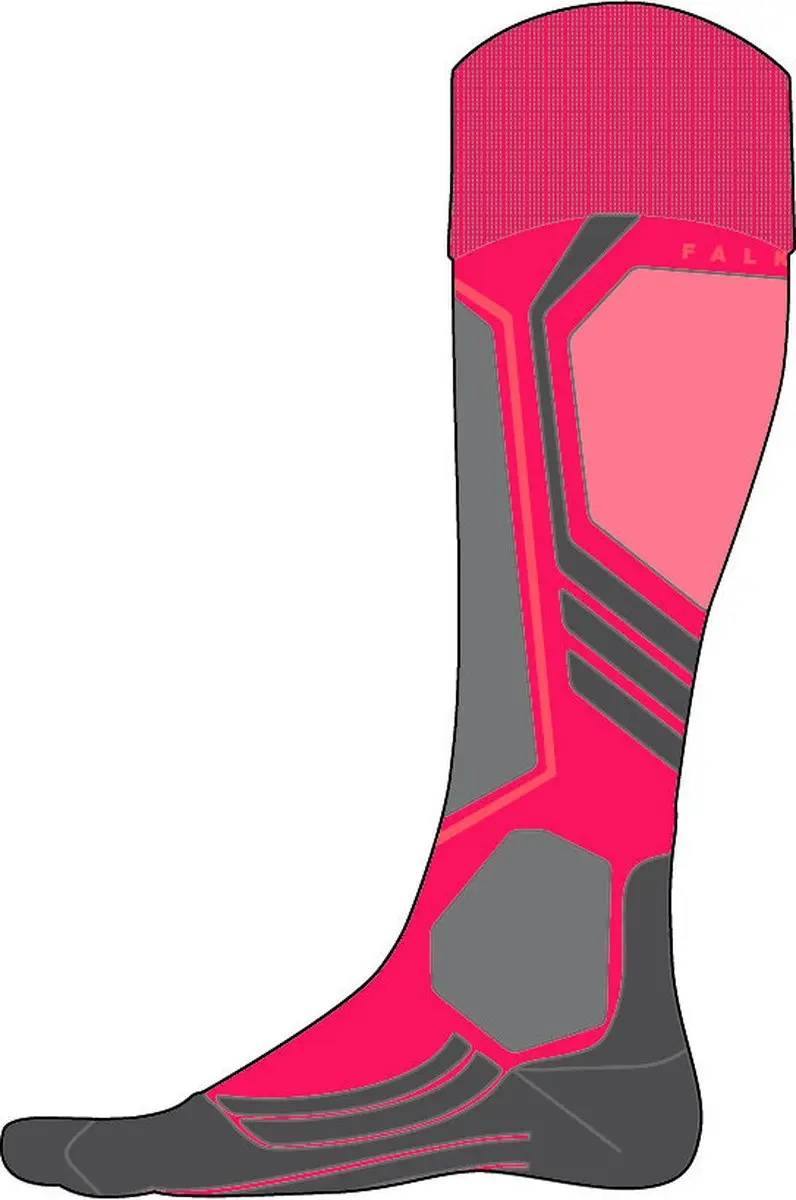 Falke SK2 SKSokken Kinderen - Rood - Maat 27-30 - afbeelding 6 van 6