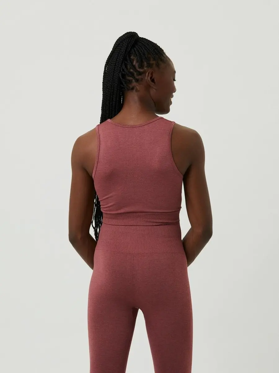 Björn Borg Stockholm Seamless Light Crop Top - Roze - M/L