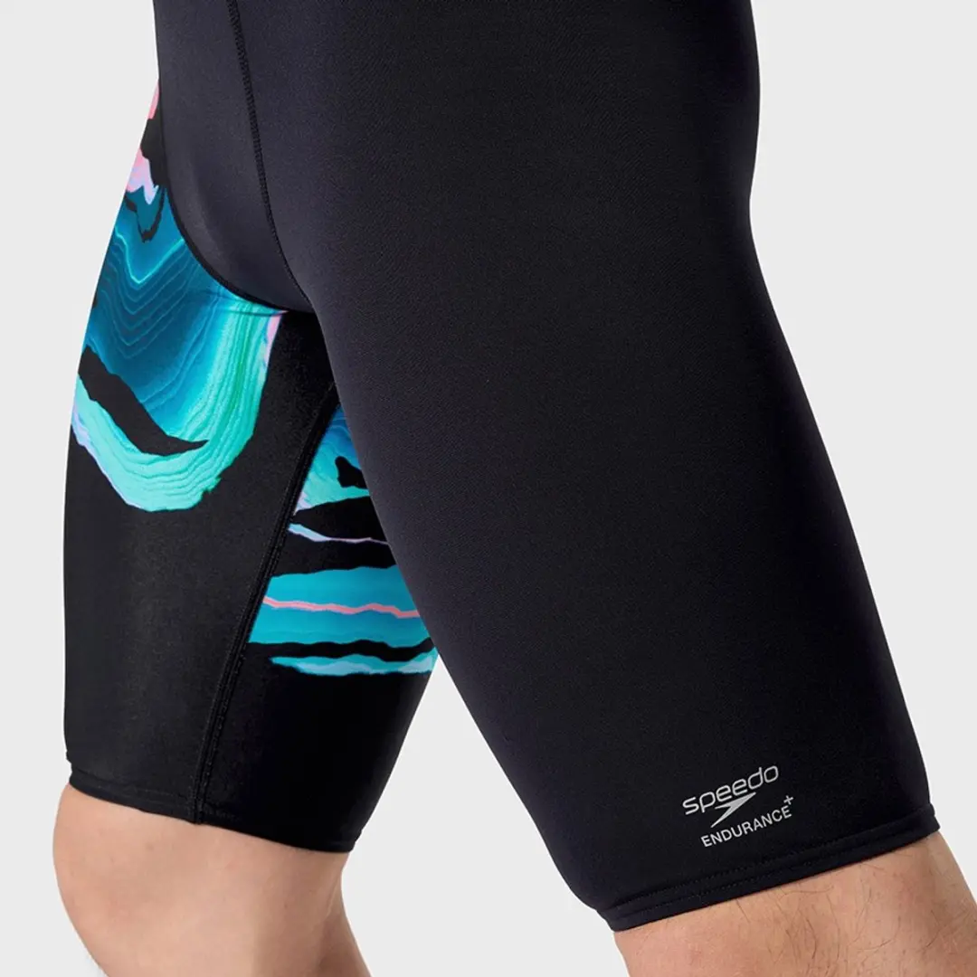 Speedo Placement Printed Jammer - Zwart S