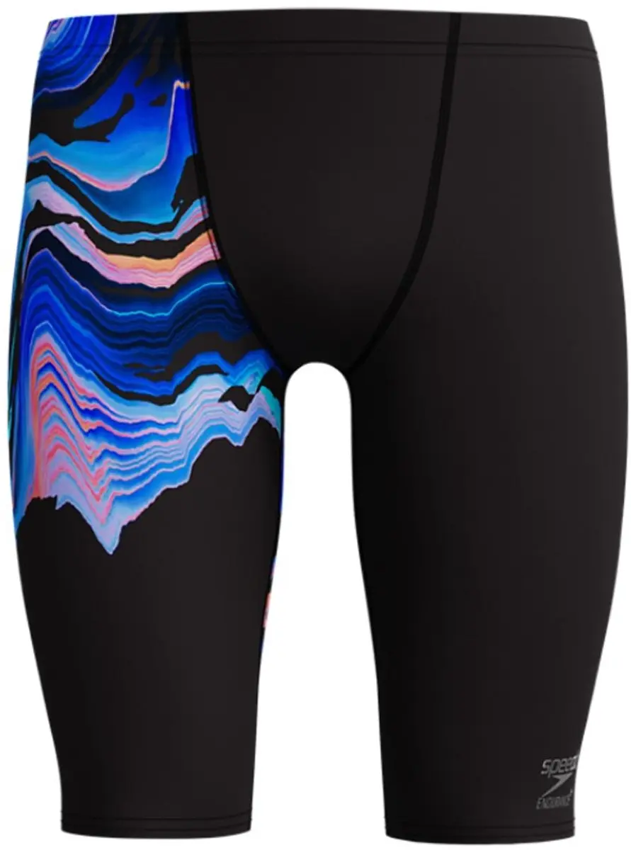 Speedo Placement Printed Jammer - Zwart S