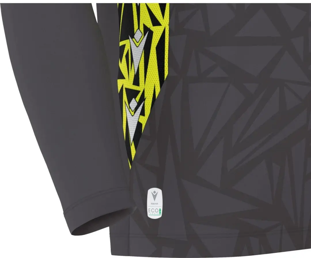 Macron Corvus Eco Keepershirt Heren - Antraciet/Fluogeel 3XL