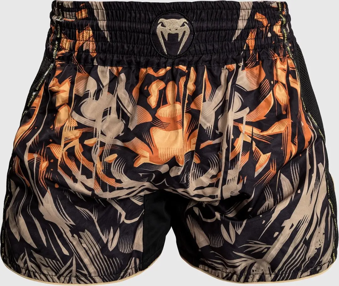 Venum Tiger Muay Thai Shorts XXL - Zwart Neon Oranje
