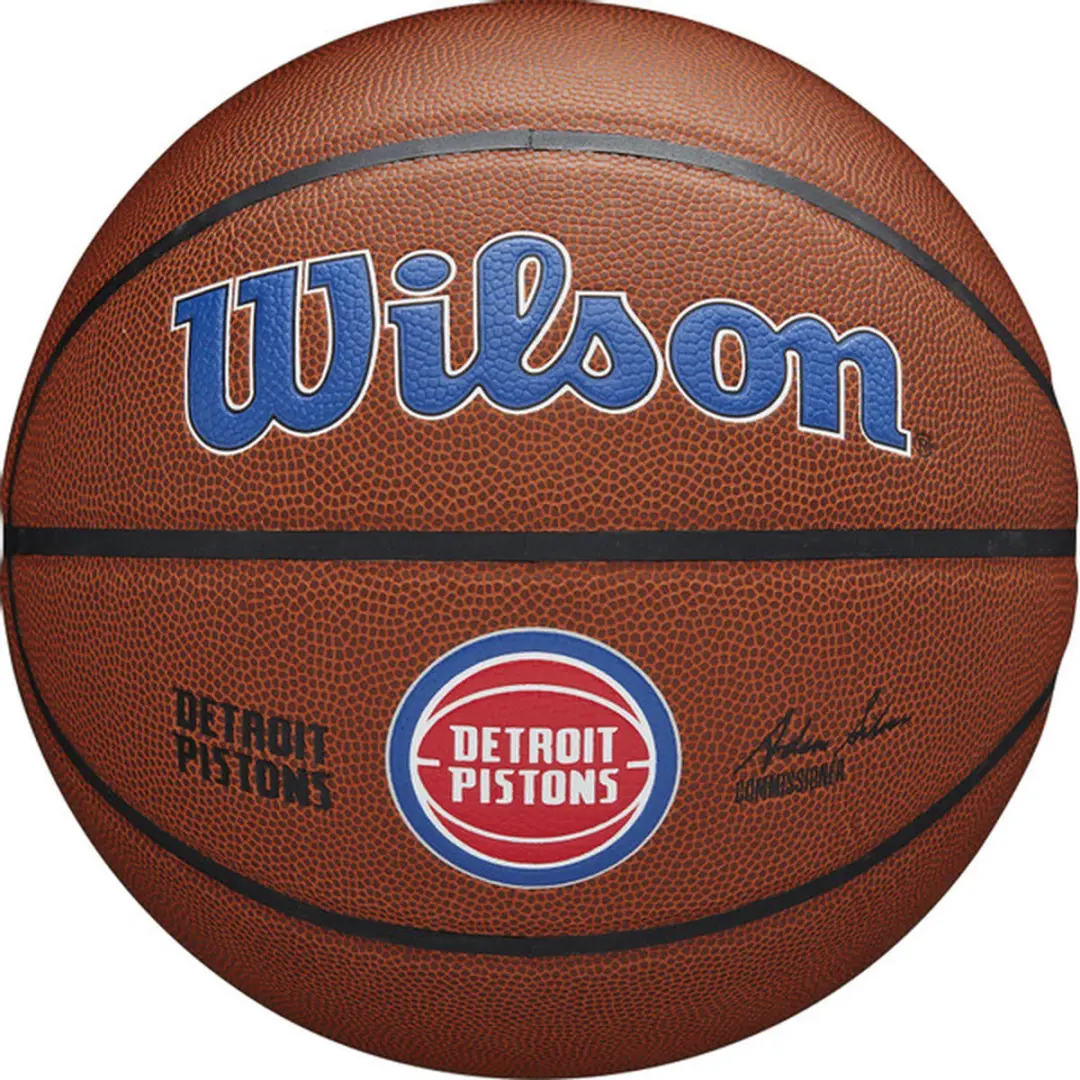 Wilson Detroit Pistons NBA Basketbal Maat 7 - afbeelding 6 van 6