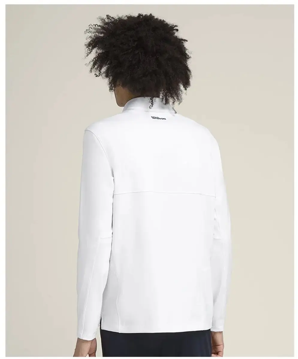 Wilson Elevete Performance Sweatshirt - S - Bright White