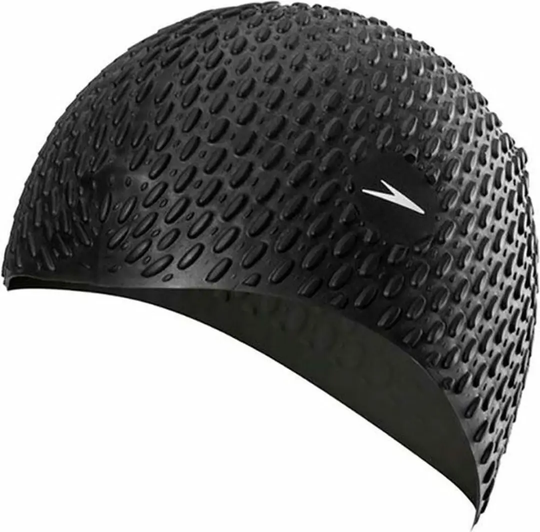 Speedo Bubble Cap Badmuts - Zwart