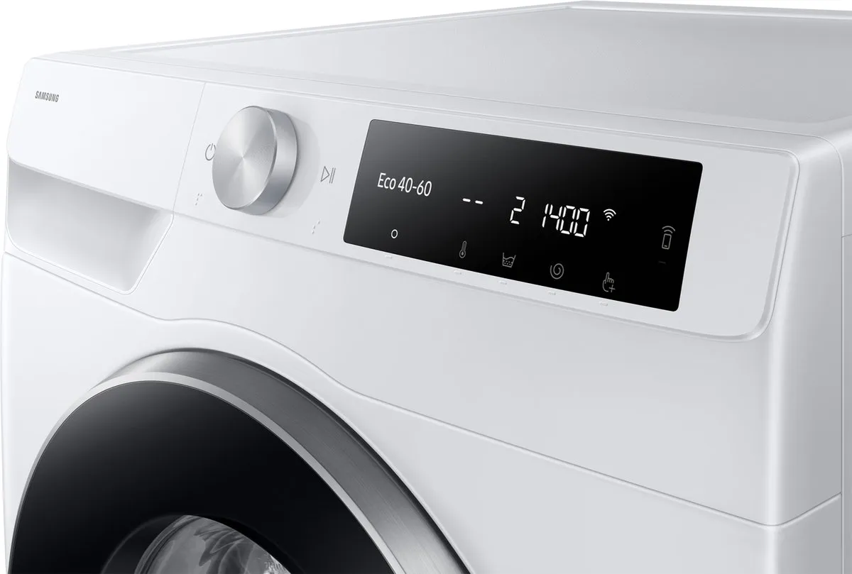 Samsung 6000-serie WW90DG6U25LE Wasmachine 9kg 1400 RPM - Wit
