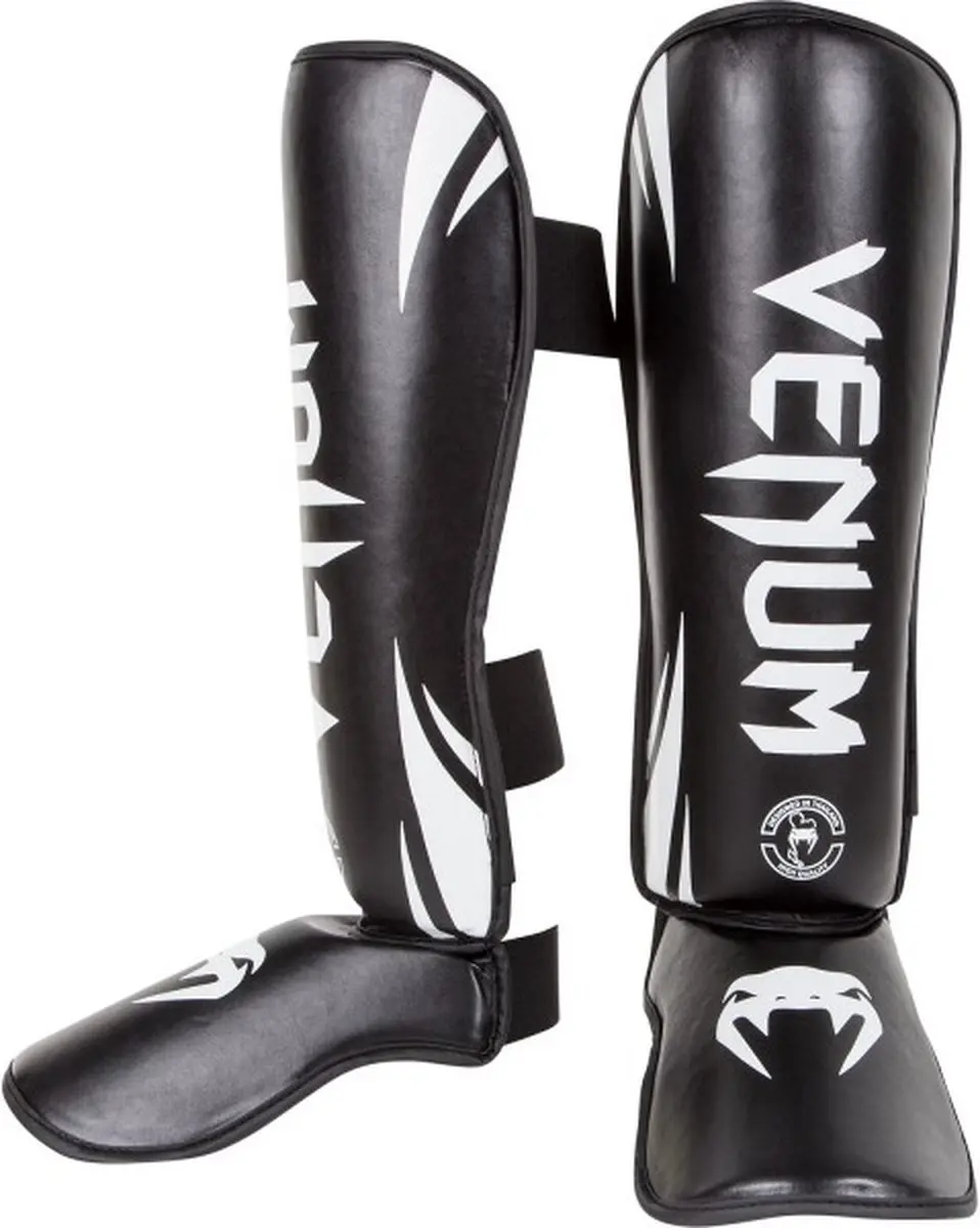 Venum Challenger Scheenbeschermers - Zwart/Wit Maat L