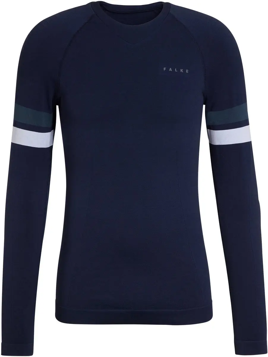 Falke Maximum Warm Heren T-shirt Lange Mouwen - XXL - Blauw