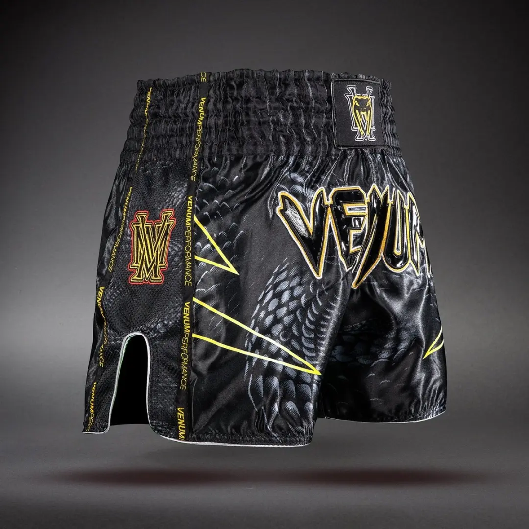 Venum Matupa Muay Thai Shorts - Zwart/Grijs/Goud S