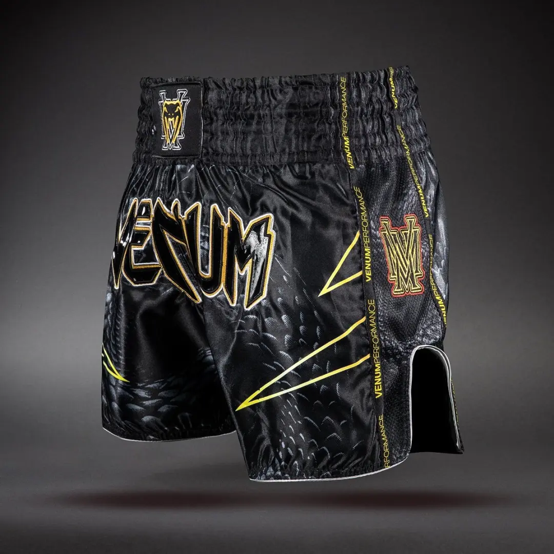 Venum Matupa Muay Thai Shorts - Zwart/Grijs/Goud S