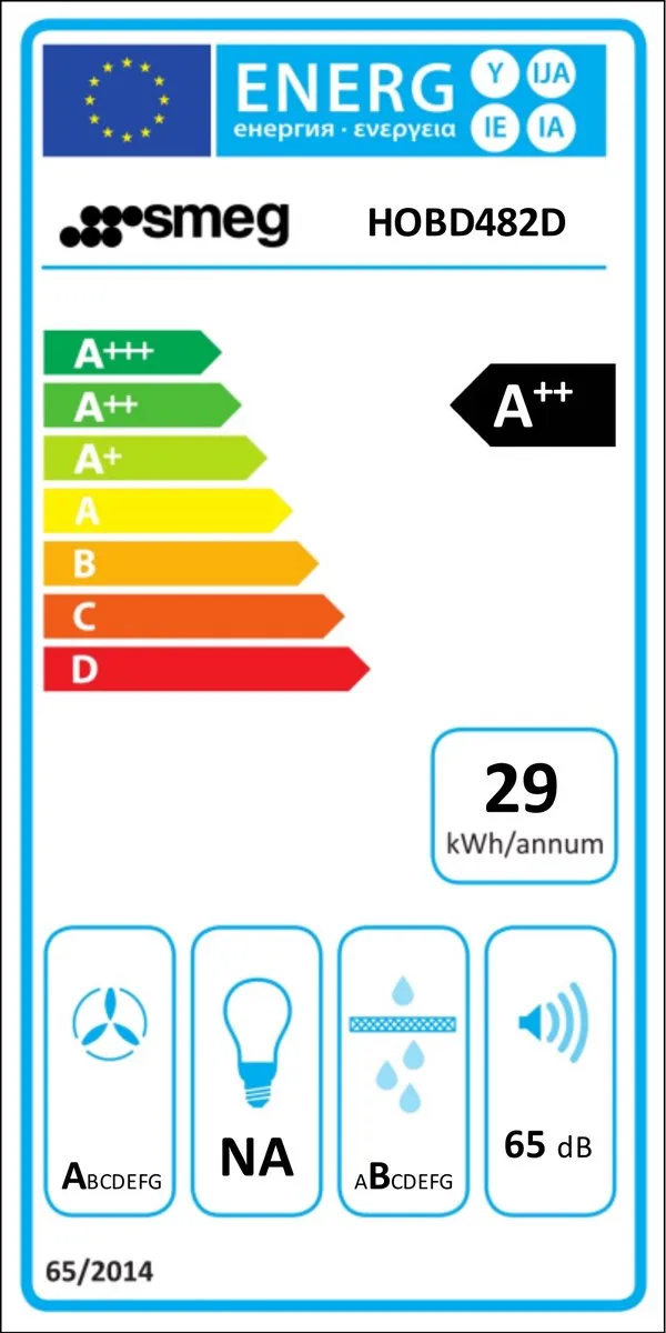 Smeg HOBD482D Inductiekookplaat 80cm - 4 Zones - Zwart