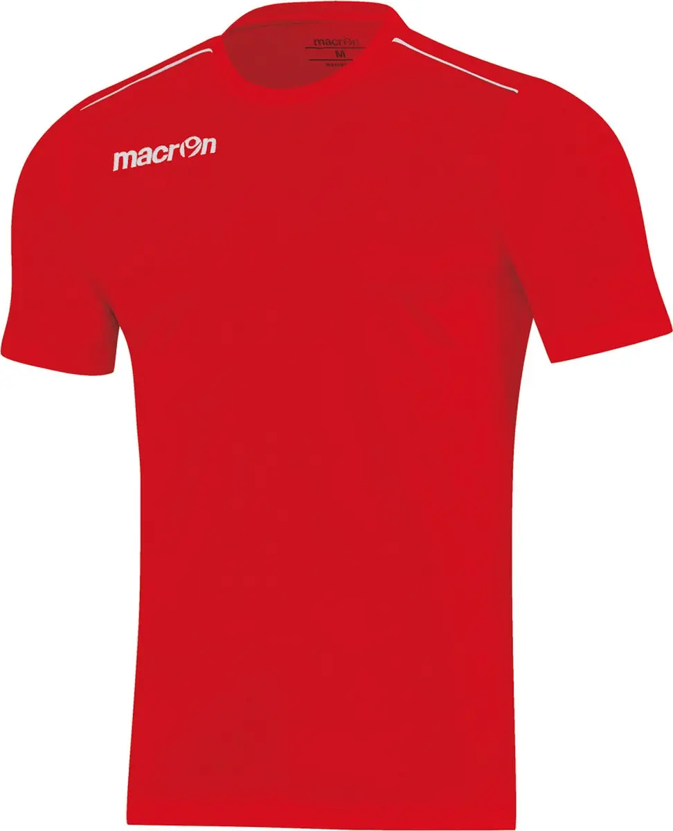 Macron Rigel Hero Shirt Korte Mouw Kinderen 164 - Rood