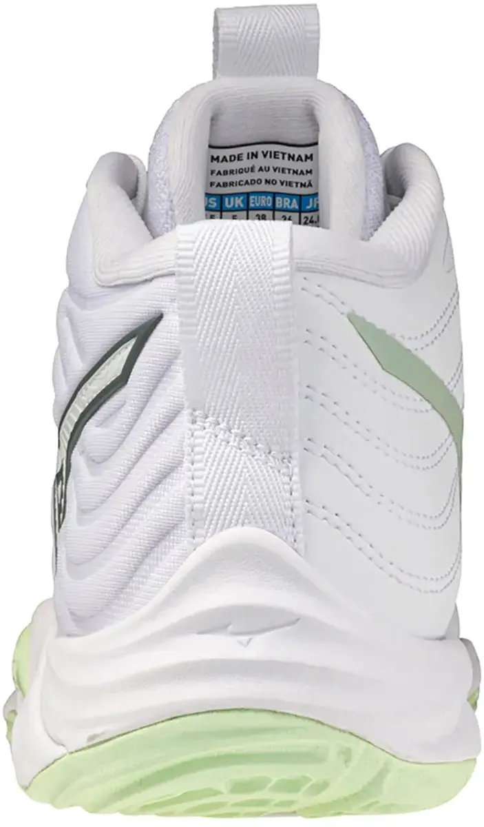 Mizuno Wave Momentum Elite Mid Dames Sportschoenen 39 - Wit