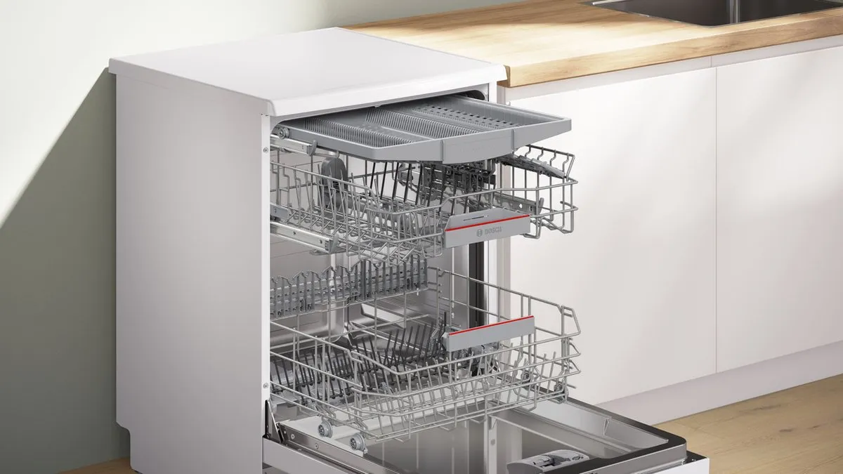 Bosch SMS4ECW28E Vrijstaande Vaatwasser 14 Couverts - Wit - afbeelding 6 van 6