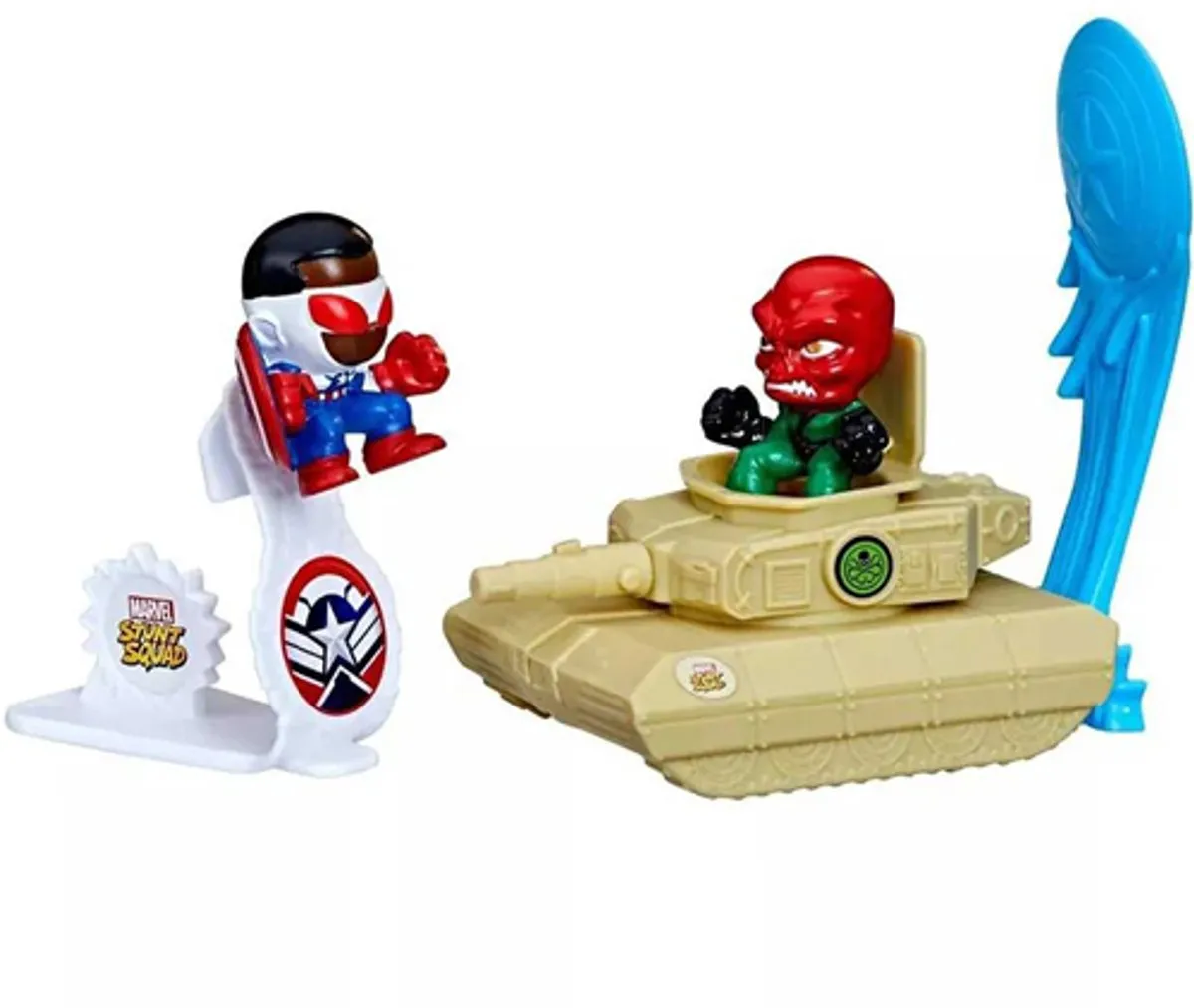 Hasbro Stunt Squad Captain America vs Red Skull Speelset F68955L0