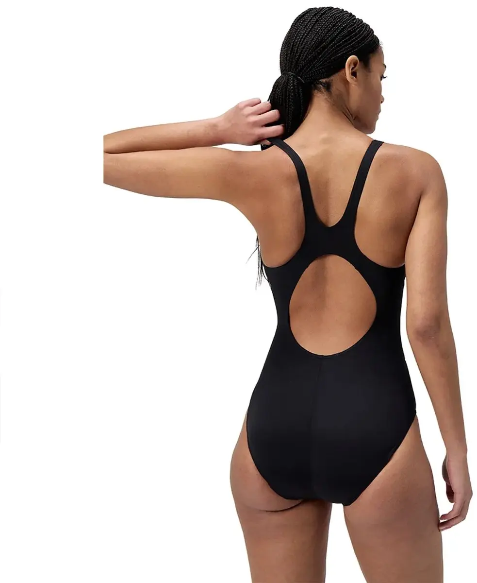 Speedo Eco Endurance+ Badpak Hyperboom Muscleback - Maat 38 - Zwart/Groen