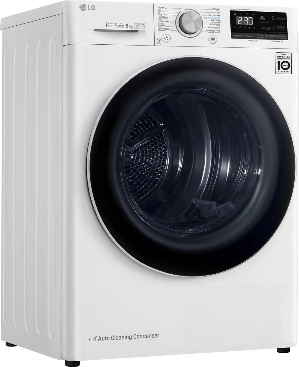 LG RH80V9AV4N Warmtepompdroger 8 kg