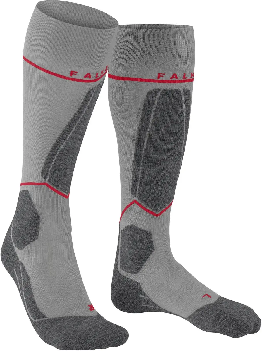 Falke SK4 Compressie Skisokken Heren - Grijs - Maat 42-43