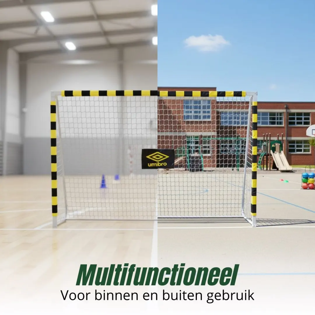 Umbro Voetbaldoel 300x200x90cm - Zwart/Geel
