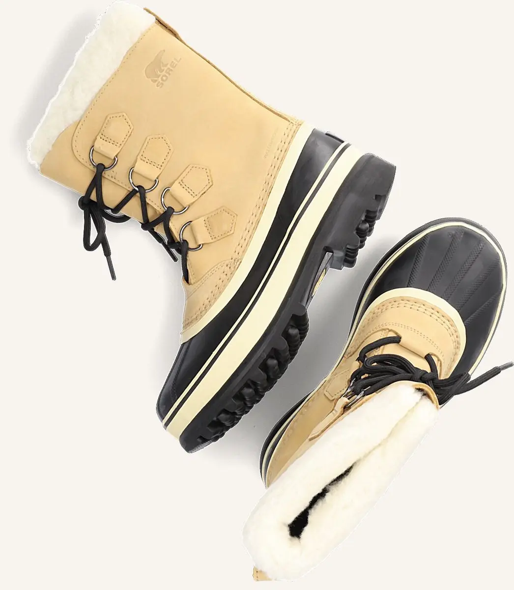 Sorel Caribou WP Vrouwen Sneeuwlaarzen - Buff - Maat 39.5