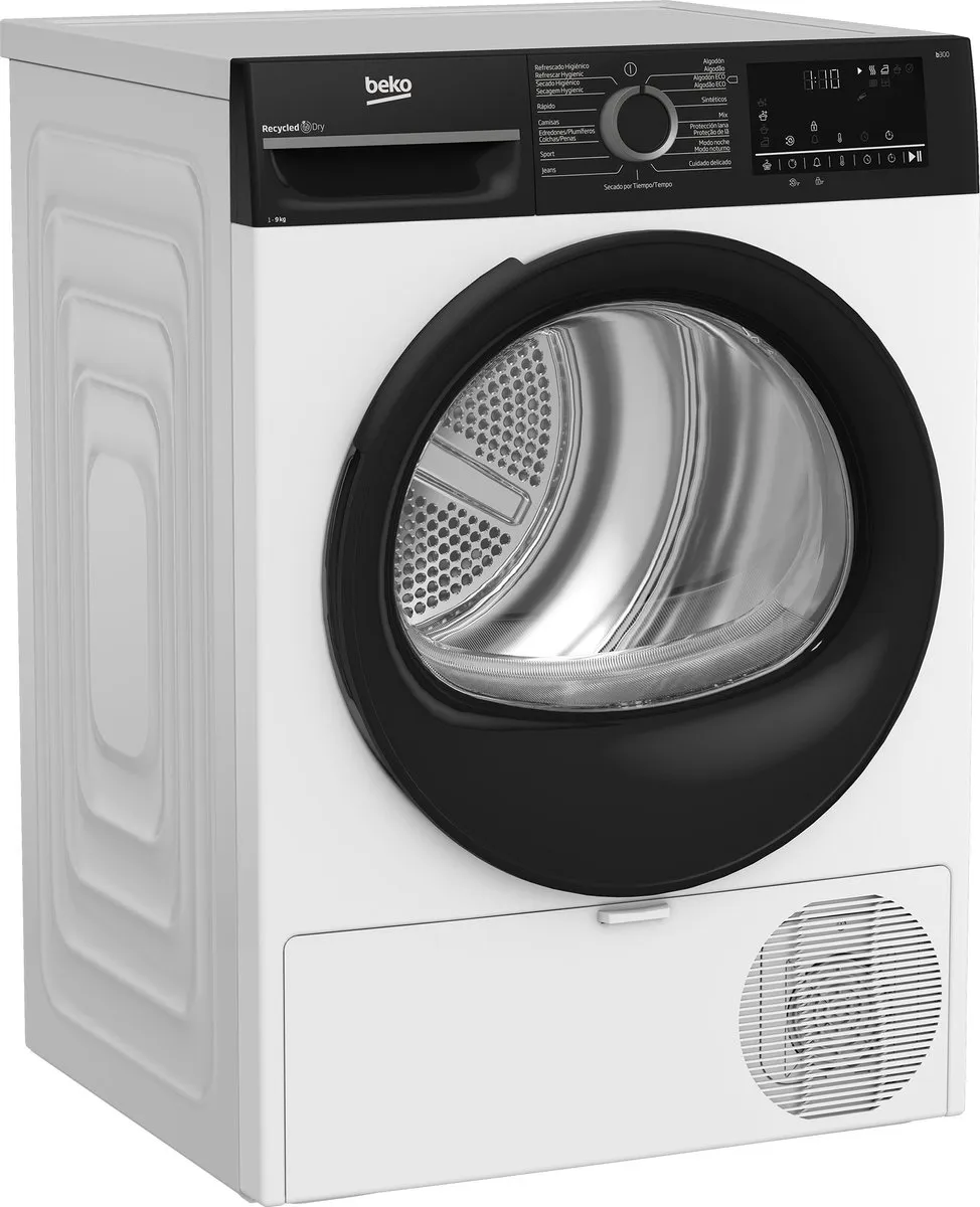 Beko BM3T49240W Droger 9 kg - 15 Programma's - Wit
