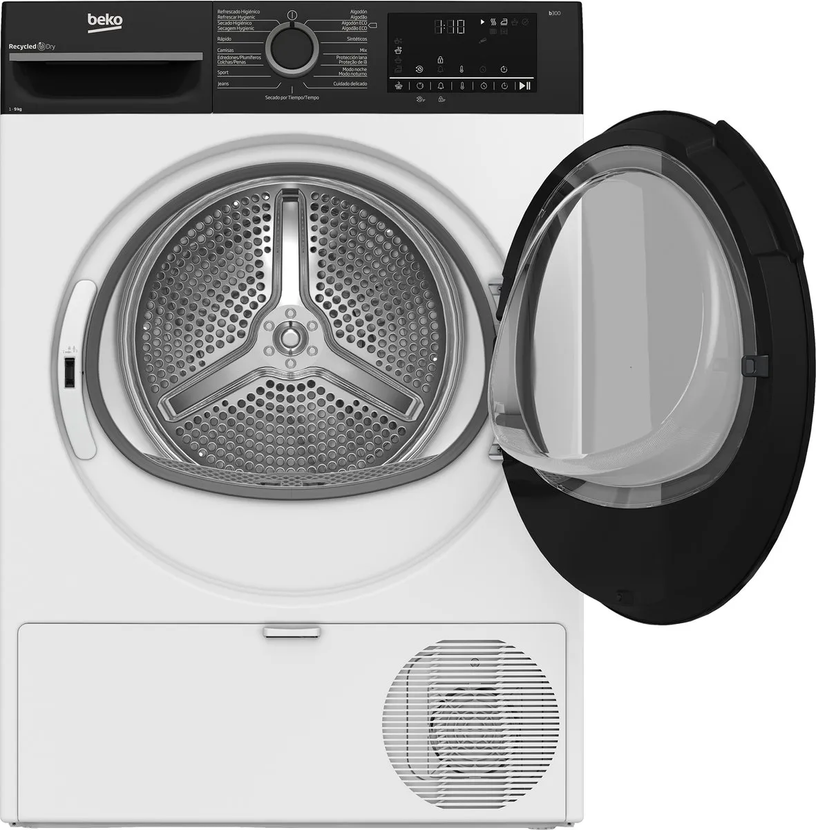Beko BM3T49240W Droger 9 kg - 15 Programma's - Wit