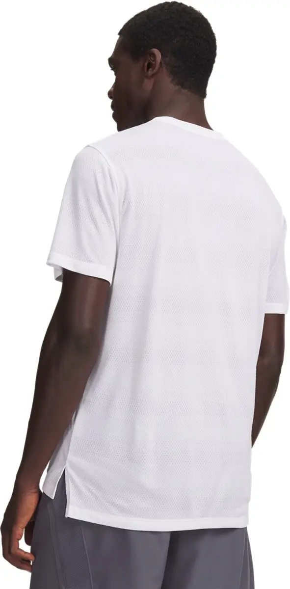 Under Armour UA Velociti SS Heren Sportshirt - Wit/Reflecterend - XXL