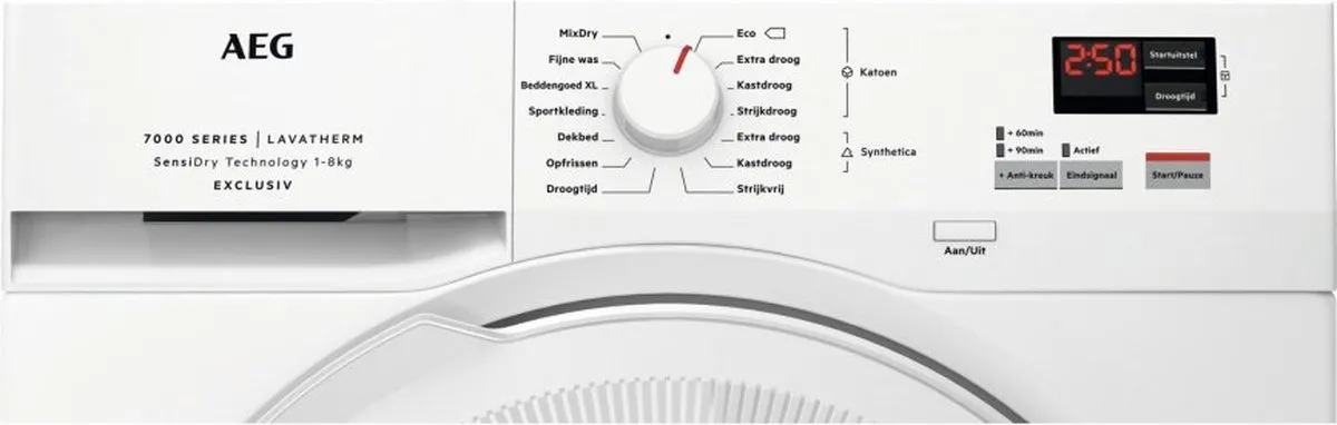 AEG TR7AACHEN Sensidry Warmtepompdroger 8kg - Wit