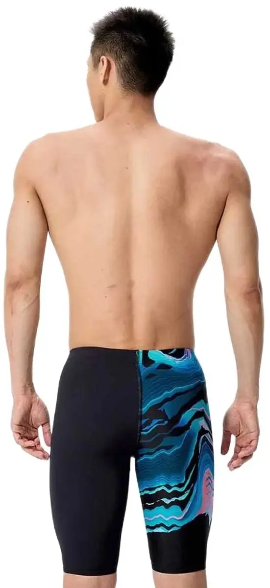 Speedo Placement Printed Jammer - M - Canyon Ombre/Black