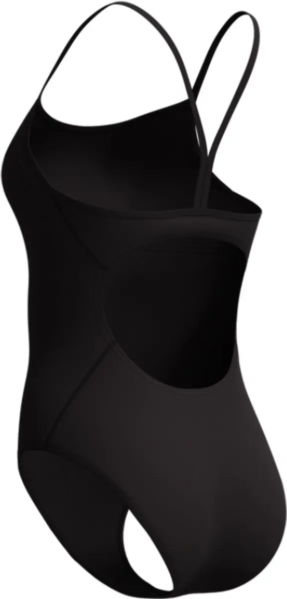 Speedo Dames Badpak Endurance+ Logo Thin Strap - 34 - Zwart/Wit