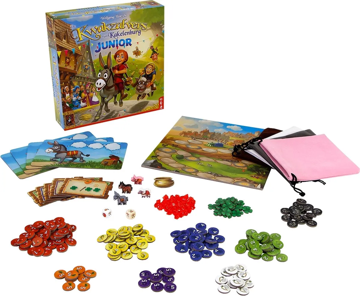 999 Games De Kwakzalvers van Kakelenburg Junior Bordspel - 2-4 Spelers - afbeelding 6 van 6