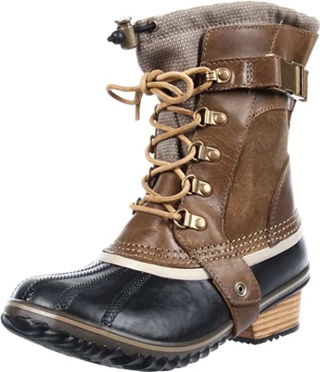Sorel Dames Conquest Carly Short Snowboot - Bruin