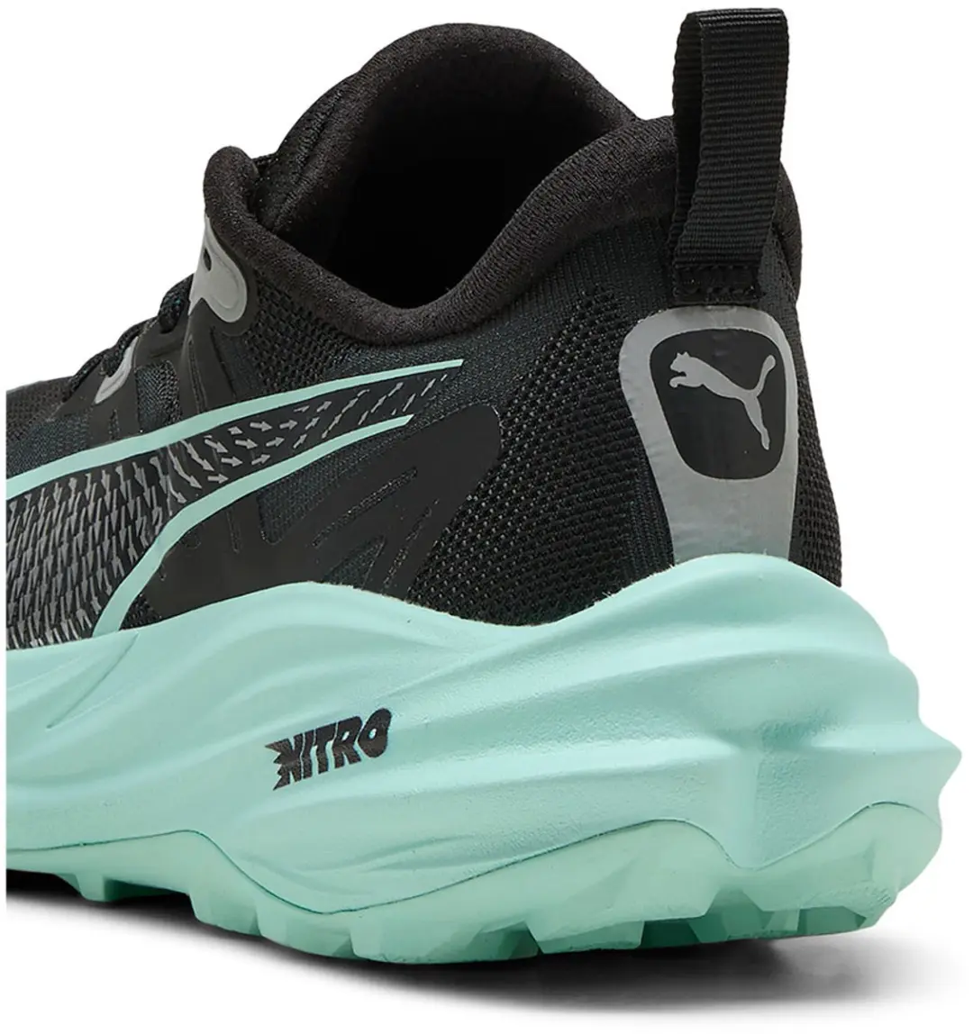 PUMA Voyage Nitro 4 Hardloopschoenen - 40.5 - Green Terrain/Mint Melt