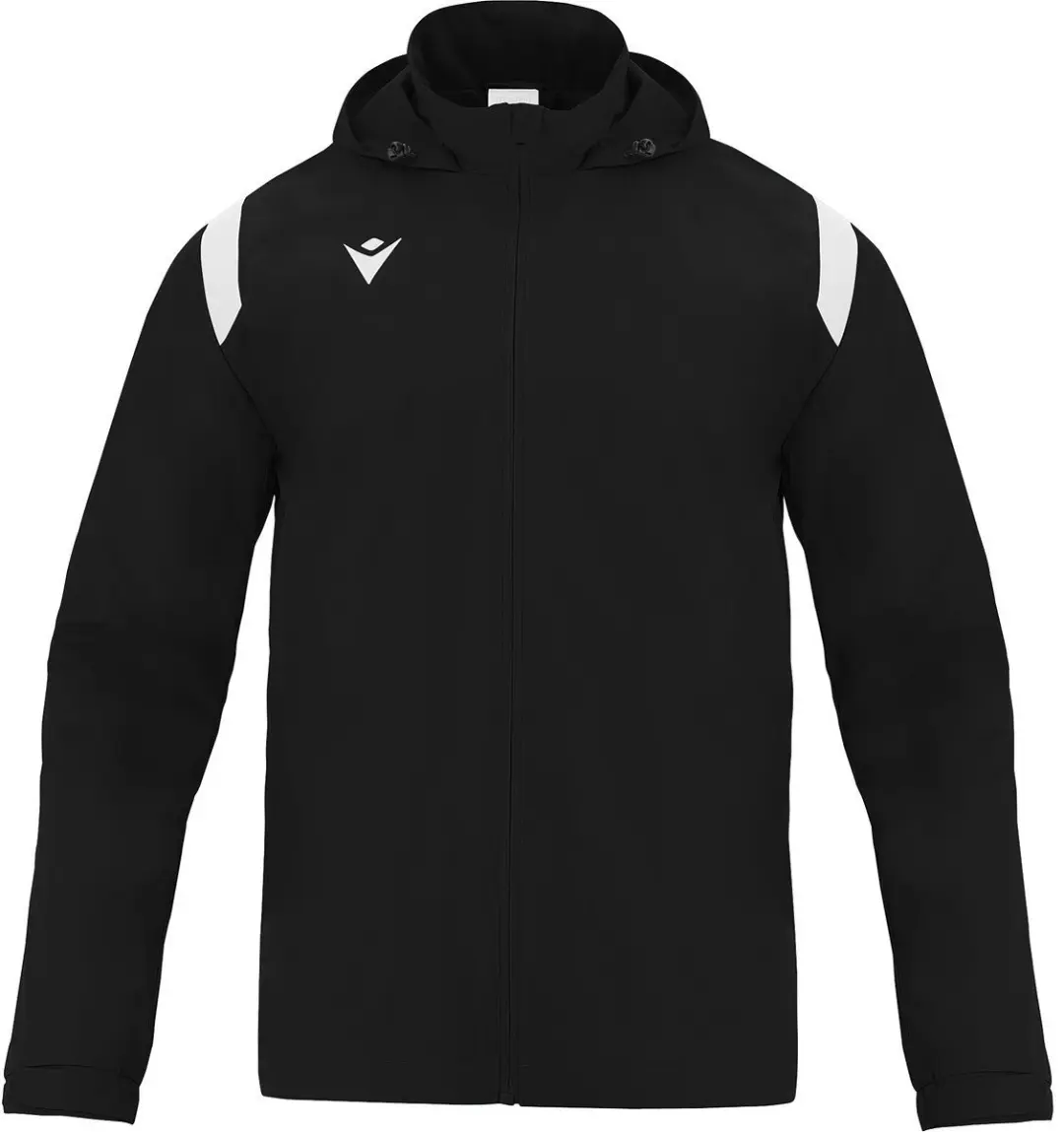 Macron Saransk Windbreaker Heren - XL - Zwart/Wit