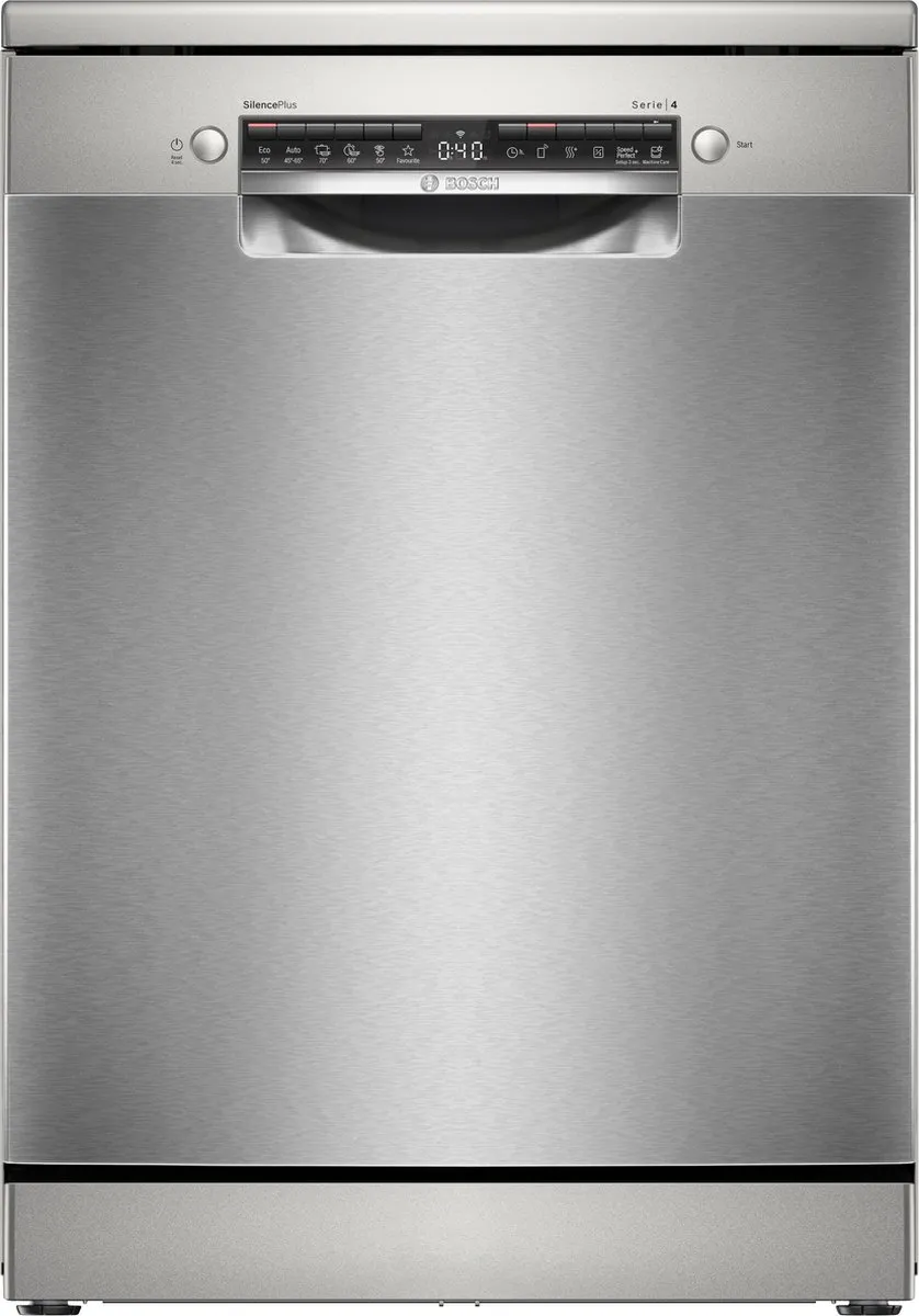 Bosch SMS4EAI28E Vrijstaande Vaatwasser 60cm - 13 Couverts - Staal
