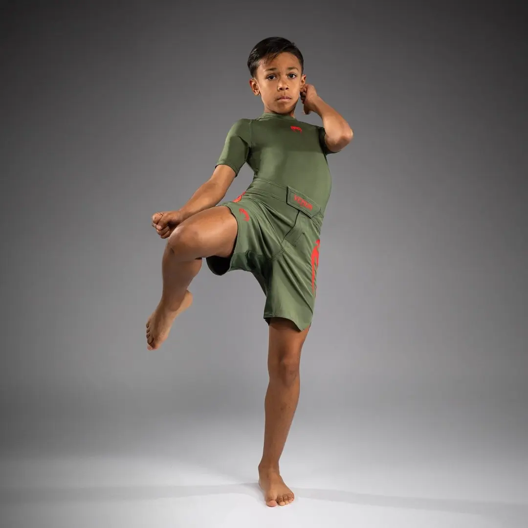 Venum Light Kids Fight Shorts 128 - Khaki