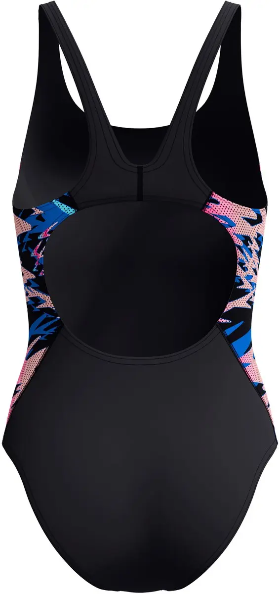 Speedo Hyperboom Muscleback Dames Sportbadpak 36 - Zwart/Roze