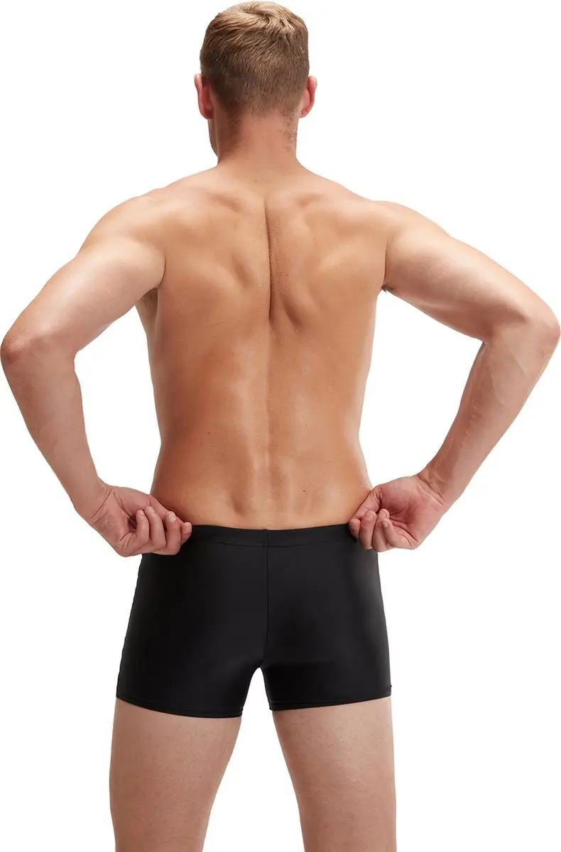 Speedo Medley Logo Aquashort Heren Sportzwembroek - XS - Zwart/Grijs
