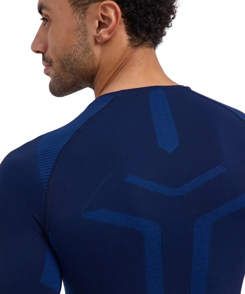 Falke Warm Longsleeve Shirt 39661 - XXL - Blauw