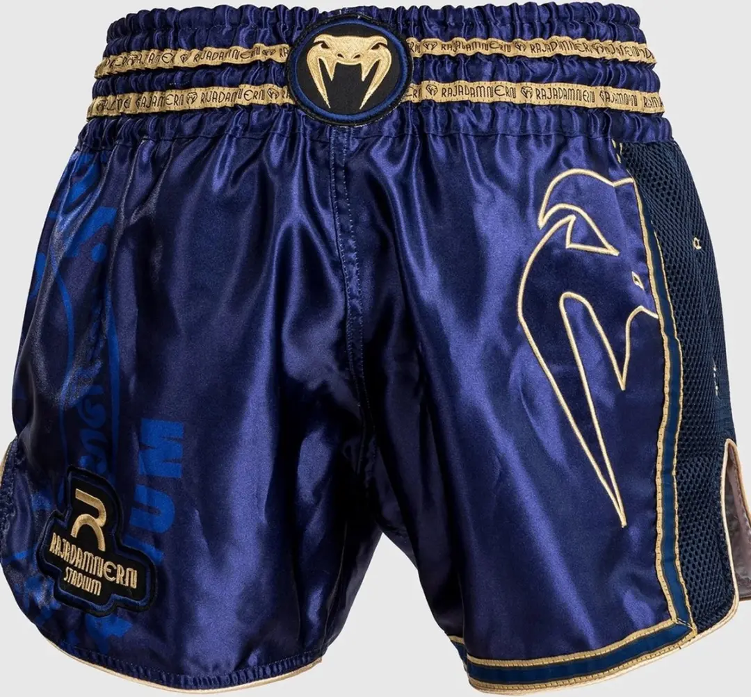 Venum Rajadamnern Muay Thai Short - S - Marineblauw