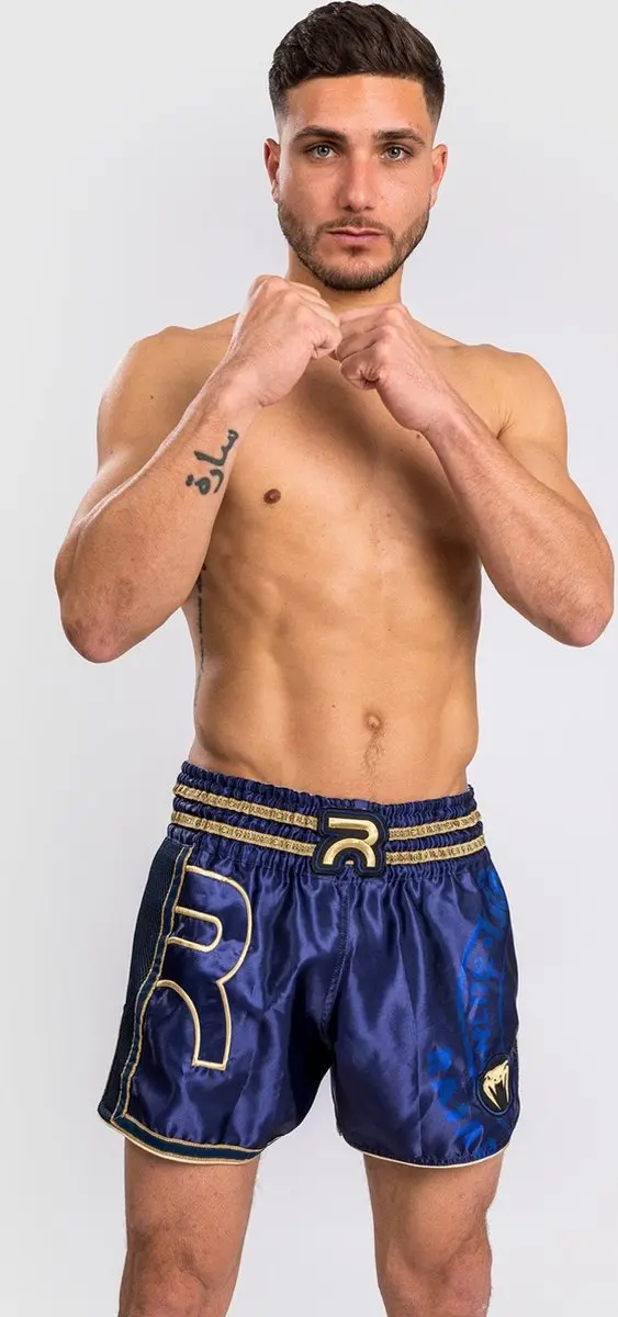Venum Rajadamnern Muay Thai Short - S - Marineblauw - afbeelding 6 van 6
